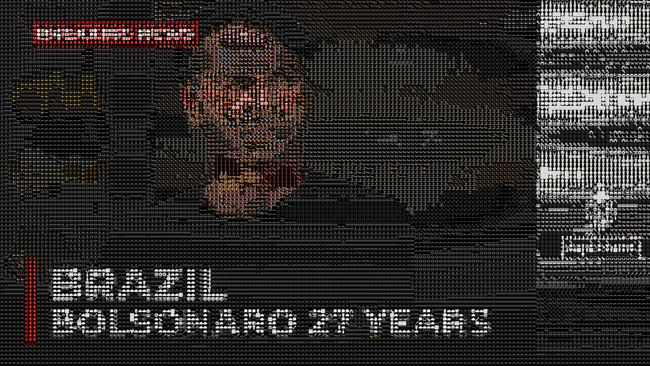 Emojify mosaic, news broadcast